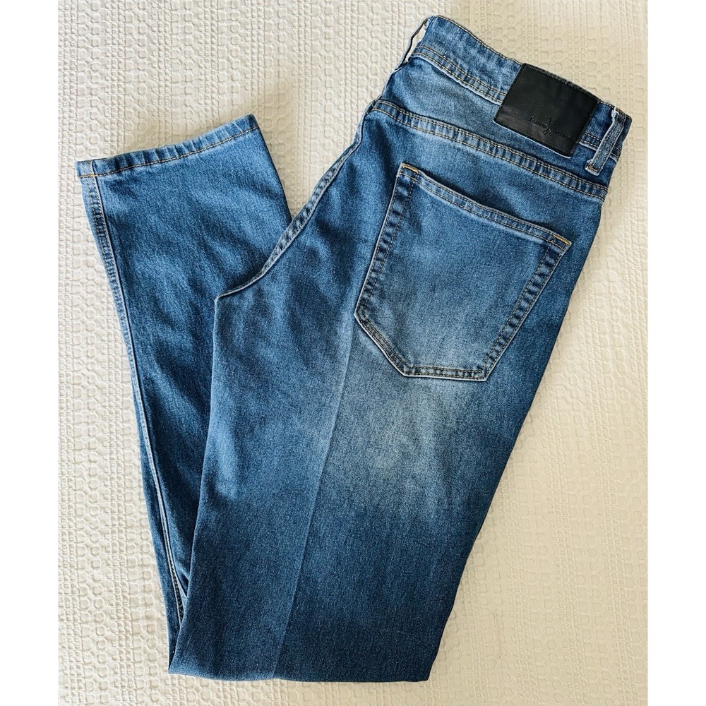 Tailor Vintage Connecticut Originals‎ Canaan Slim Stretch Jeans 36x32 Blue Mens
